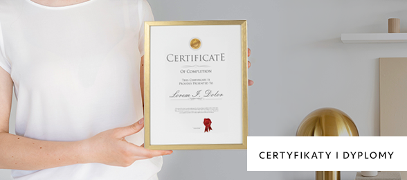 CERTYFIKATY I DYPLOMY
