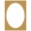 Passe partout 15x21 (13x18) OWAL BRĄZOWY CARMEL
