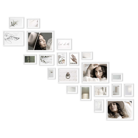 Zestaw ramek PINIA 1 GF0035 L- galeria ramek na 21 zdjęć