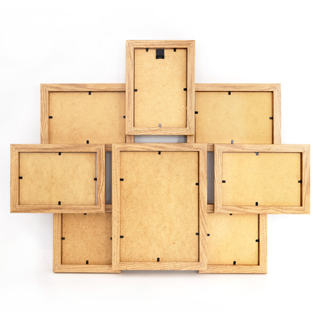 Multirama MULTI HEN 01 ramka na zdjęcia na 8 zdjęć - kolor dębowy
