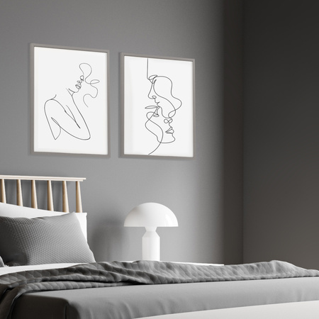 Szara ramka drewniana na zdjęcia PINIA 05 30x40 cm