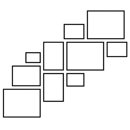 Zestaw ramek PINIA 00 GF0033 R - galeria ramek na 10 zdjęć