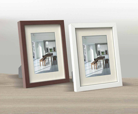 Biała ramka z passe partout EXPO MAX 1 30x30 cm (20x20cm)