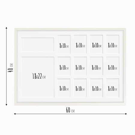 Ramka wspomnień „Mój pierwszy roczek” – kolaż pierwszych 12 miesięcy życia dziecka