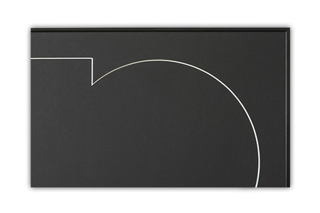 Czarna ramka na płytę winylową 42x68 cm