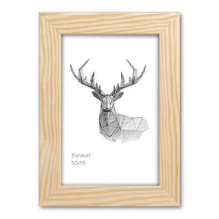 Ramka z drewna surowego na zdjęcia SUR E 24x30 cm