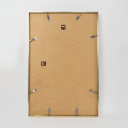 Złota błyszcząca ramka aluminiowa QALB 40x60 cm
