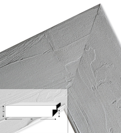 Lustro nowoczesne w ramie