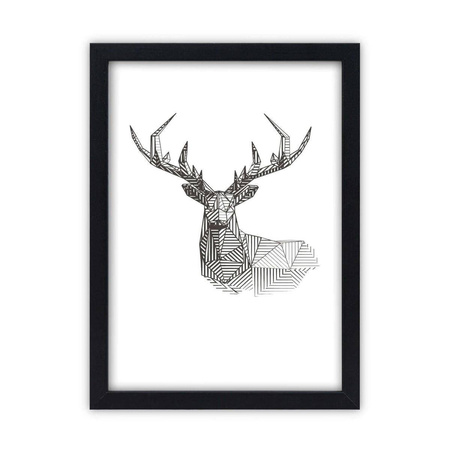 Zestaw czarnych ramek galeria Pinia 2 GF0002