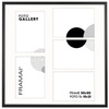 Foto Galeria 50x50 cm czarna Ramka na 5 zdjęć 15x21 cm z Passe Partout