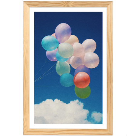 Ramka z drewna surowego na zdjęcia RAW 30x45 cm