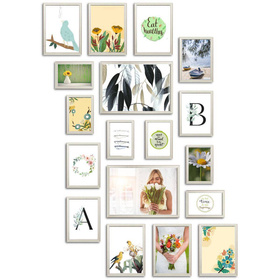 Zestaw srebrnych ramek galeria S GF0006