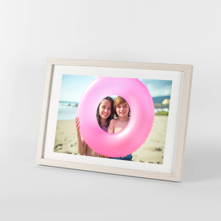 Beżowo-biała ramka na zdjęcia FDM M5 21x30 cm