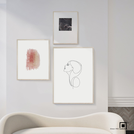 Pakiet 2 szt. białych ramek na zdjęcia 50x70 cm FDM 5