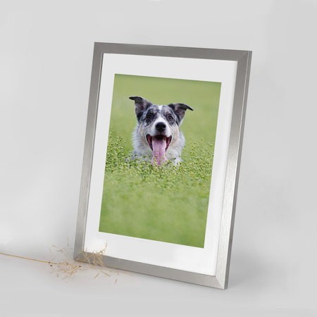 Pakiet 3 szt. srebrnych ramek na zdjęcia HEN S 30x40 cm