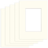 Pakiet 5 szt. Passe Partout 15x21 (9x13) BIAŁY IVORY