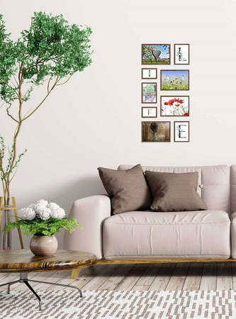 Zestaw brązowych ramek galeria 4 GF0004