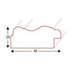 Ramka drewniana na zdjęcia EXW B 1P 24x30 cm
