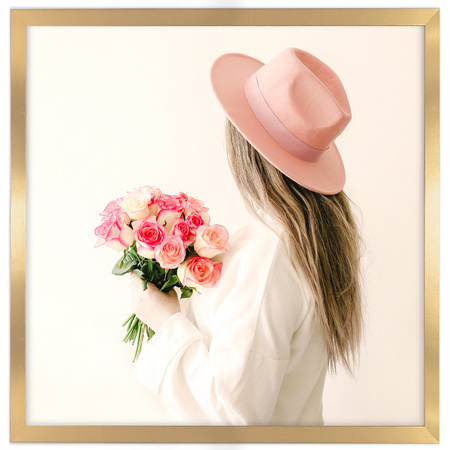 Złota ramka na zdjęcia HEN Z 40x40 cm