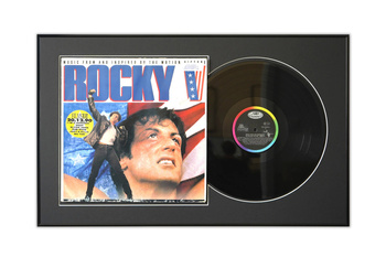 Czarna ramka na płytę winylową 42x68 cm