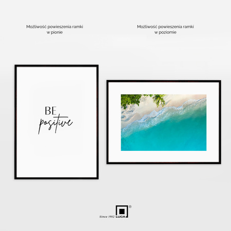 Pakiet 2 szt. czarnych ramek na zdjęcia FDM M2 50x70 cm