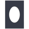 Passe partout 10x15 (6x9) OWAL GRANATOWE NAVY
