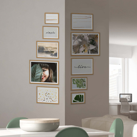 Zestaw ramek PINIA 00 GF0039 - galeria ramek na 10 zdjęć