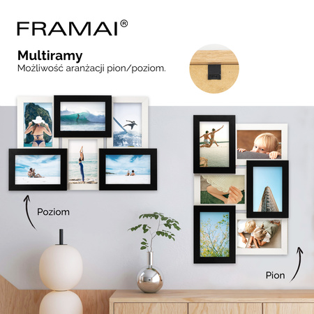 Multirama MULTI HEN 1 2 ramka na zdjęcia na sześć zdjęć
