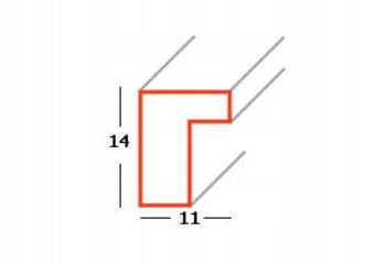 Rama Drewniana RAMKA NA ZDJĘCIA 5szt 40x50 CZARNA