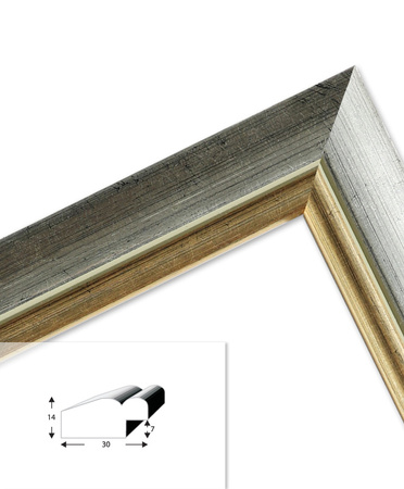 Ramka drewniana na zdjęcia DRZ C S 13x18 cm