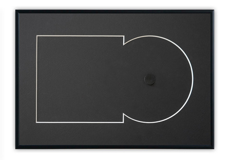 Czarna ramka na płytę CD - 21x30 cm