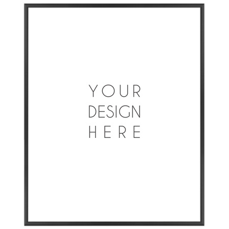 Czarna ramka aluminiowa na zdjęcia Royall 40x50 cm