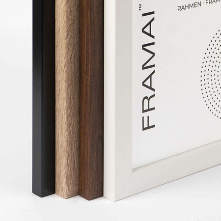 Brązowa ramka na zdjęcia HEN 4 60x80 cm