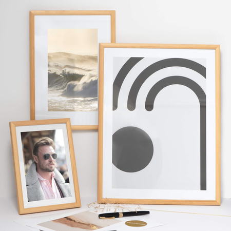 Naturalna ramka drewniana na zdjęcia EKO 0N 25x38 cm