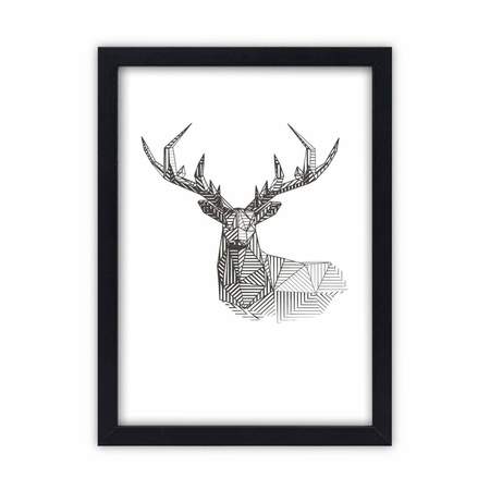 Zestaw czarnych ramek galeria Pinia 2 GF0008