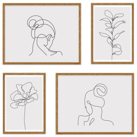 Zestaw dębowych ramek galeria HIT 33 GF0003