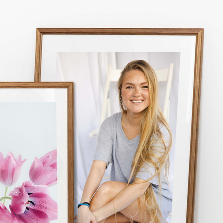 Ramka drewniana DRWA 3 kolor dąb 40x50 cm