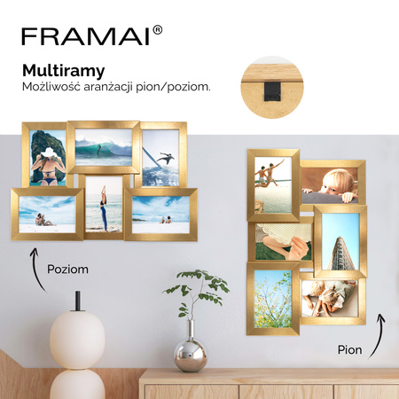 Multirama MULTI HEN Z ramka na zdjęcia na sześć zdjęć