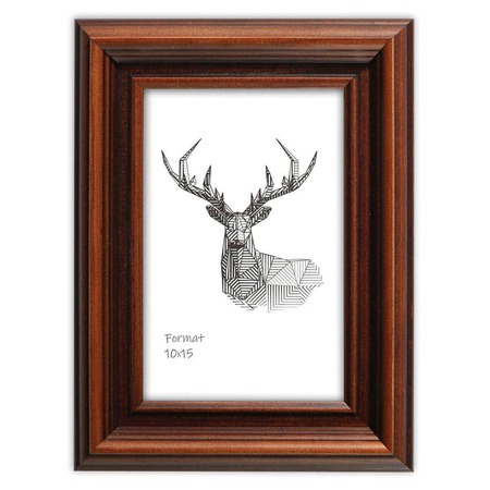 Ramka drewniana na zdjęcia DRZ S 44 10x15 cm