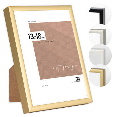 Złota ramka aluminiowa na zdjęcia Royall 13x18 cm