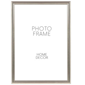 Srebrna ramka drewniana na zdjęcia DRWA FS 21x30 cm