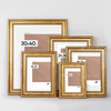 Ramka drewniana złota na zdjęcia DRZG M Z 30x40 cm