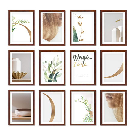 Zestaw ramek PINIA 3 GF0019 - galeria ramek na 12 zdjęć