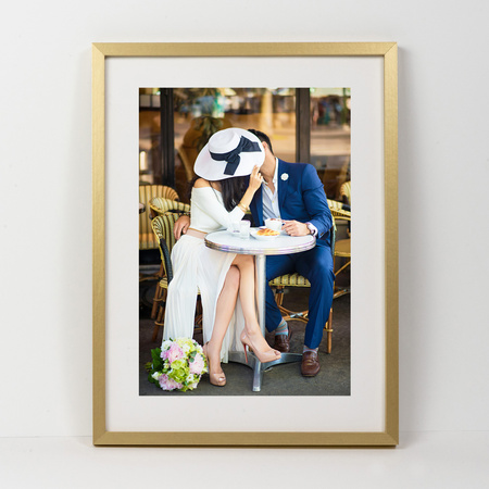 Złota ramka na zdjęcie LUX Z 30x40 cm