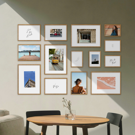 Zestaw naturalnych ramek galeria 3 GF0001