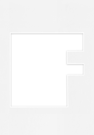 Passe Partout okienko w kształcie LITERKI "F"