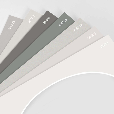 Passe partout 10x15 (6x9) OWAL SZARY STORM