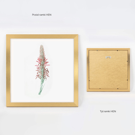 Złota ramka na zdjęcia HEN Z 30x30 cm