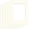 Pakiet 5 szt. Passe Partout 18x24 (13x18) BIAŁY IVORY