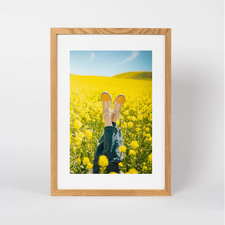 Ramka drewniana kolor dąb PINIA 00 21x30 cm